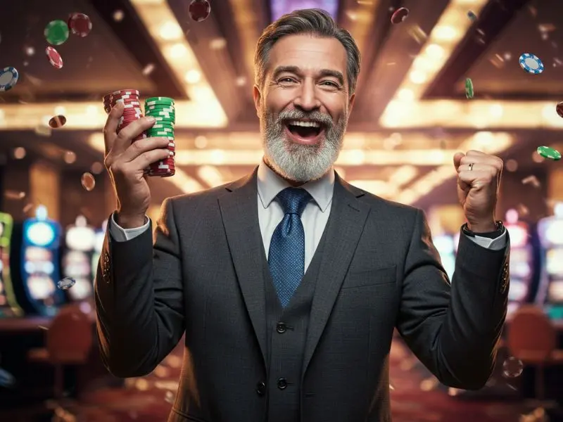 88bet old person happy with his winnings