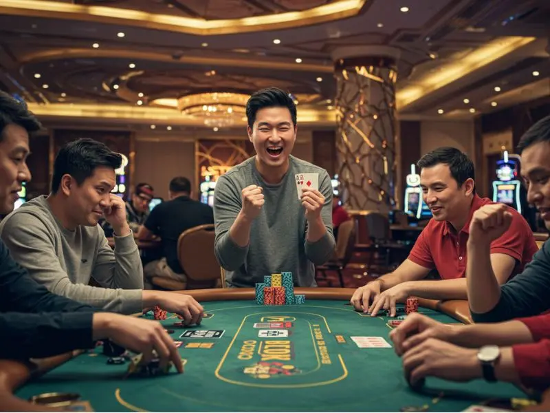 Friends enjoying a poker game together – ag.extremegaming88.net login