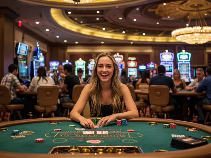 Masayang manlalaro na naglalaro mag-isa gamit ang solo ph casino para sa exciting at rewarding na online gaming experience.