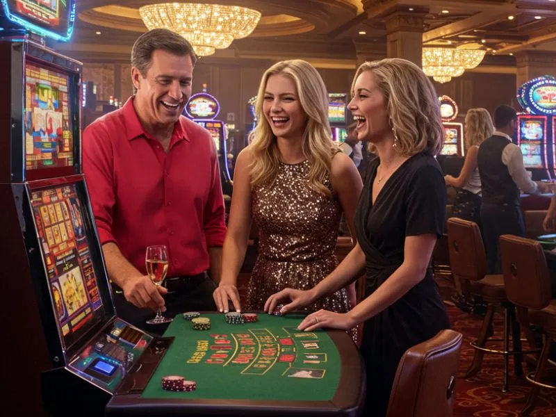 Filipino family enjoying online games together on Spin.ph Casino platform