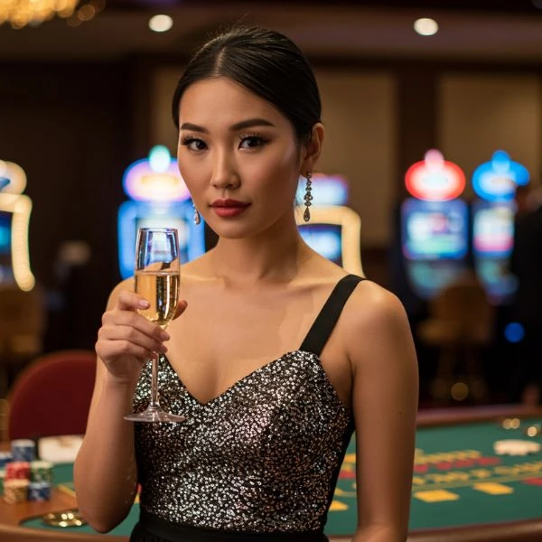 Elegant lady in a casino crowd illustrating Guidelines Relating to Forget Password for secure account recovery