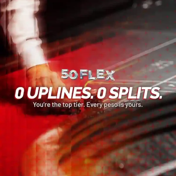 0 Uplines, 0 Splits. You're the top tier. Every peso is yours - Agent Program