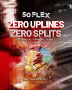 Zero Uplines, Zero Splits. With Apex+, you're top tier. - Agent Program