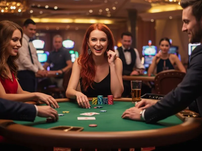 Friends enjoying exciting casino games together at ph.spin online casino